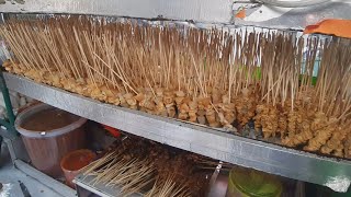 SATE KIKIL TERBRUTAL DI BEKASI ,LUDES 1500 TUSUK  - INDONESIAN STREET FOOD BEKASI