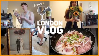 [🇬🇧#96](ENG)Home party & Stag do l 총각파티, 한국에서 받은 결혼앨범, 집에 친구들 초대하기, 김치찌개는 소울푸드🫶🏻