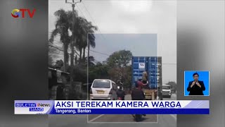 Aksi Bajing Loncat di Tangerang Aksi Terekam Kamera Warga BuletiniNewsSiang 14 08