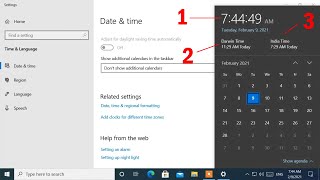 How to add multiple time zone clocks on Windows 10