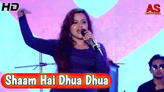 Shaam Hai Dhua Dhua | Diljale | Live Singing on stage | By Mandira Sarkar | bollywood songs