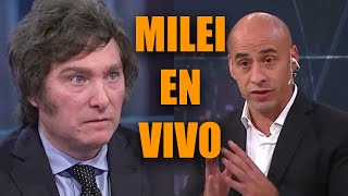 MILEI CON EL PELADO DE A24 EN VIVO HABLA DEL N4RCO EN ROSARIO Y LA AMENAZA A MESSI