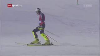 Dave Ryding 2nd run crashes Men's Slalom - Levi FIS Alpine Skiing World Cup 2017