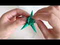 176. origami calyx three different styles 三种花萼折纸