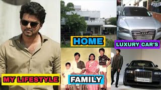 Actor Vijay LifeStyle & Biography 2021 || Family, Wife, Age, Cars, House, Net Worth, Remuneracation