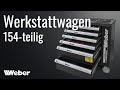 Werkstattwagen 154-teilig von #WeberWerke Werkzeugwagen