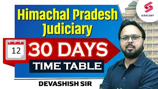 30 Days Masterplan for Himachal Pradesh Judiciary Exam I HPCJ 2025 Preparation Plan | Devashish Sir