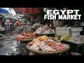 EGYPT: Fish Market, Vegetables Stalls and random walk - 4K Walking Tour