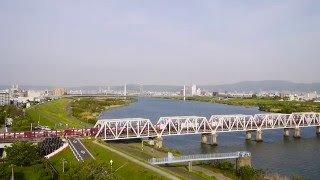 2016 04 26 城東貨物線 84レ 押太郎 EF210-306 赤川鉄橋 亀岡街道踏切 おおさか東線