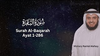 Surat Al Baqarah | Syeikh Mishary Rashid Alafasy | Murottal Merdu
