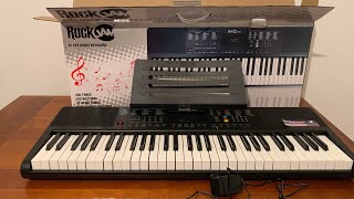 Unboxing RockJam RJ361 61 key electric music keyboard