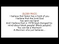 i believe — book of mormon lyric video obc