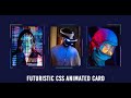 Futuristic CSS Animated Card | Awesome CSS Border Animation & Image Hover Effects