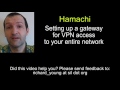 logmein hamachi setting up a gateway