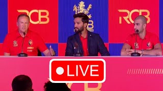 🔴 RCB Captain Announcement Live : No Virat, Krunal Pandya, Rajat Patidar बने नए कप्तान | IPL  2025