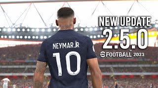 efootball 2023 New Update V 2.5.0 PSG vs AS Roma - PC