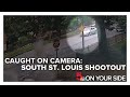 South St. Louis shootout caught on camera, police search for cars involved