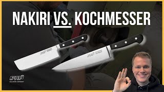 Nakiri vs. Kochmesser: dieses Messer passt besser zu dir | HEISO 1870