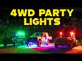 THE ULTIMATE CAMPING & ROCK LIGHT SETUP! 4x4 RGB Rock Light/Party Light CHALLANGE!!!