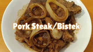 Pork Steak | Bistek Tagalog | Filipino Steak with sauce