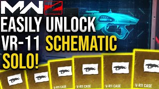 HOW TO UNLOCK VR-11 SCHEMATIC SOLO - COD MW3 ZOMBIES SEASON 2 RELOADED