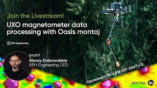 Livestream | UXO magnetometer data processing with Oasis montaj