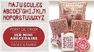 POINT DE CROIX ABECEDAIRE TRES FACILE * LES MAJUSCULES * #PointdecroixetBroderie