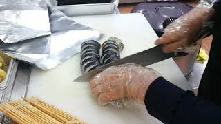 Kimbab making วิธีห่อคิมบับ