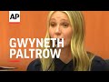 Gwyneth Paltrow continues  giving testimony at ski crash trial