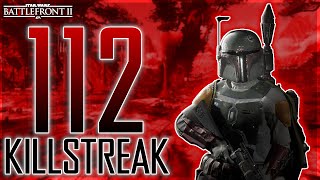 Boba Fett 112 Killstreak on Kashyyyk | Star Wars Battlefront 2