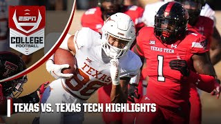 Texas Longhorns vs. Texas Tech Red Raiders |  Game Highlights