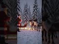 santa s gentle training 🎅 the reindeer are working hard for christmas 🦌 christmas christmasgifts