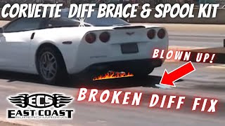 Corvette diff failure fix | ECS Diff Brace \u0026 Spool kit