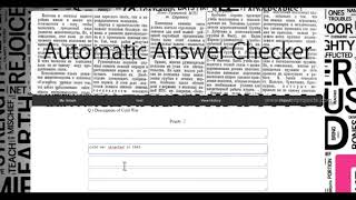 Automatic Answer Checker Project YouTube 2