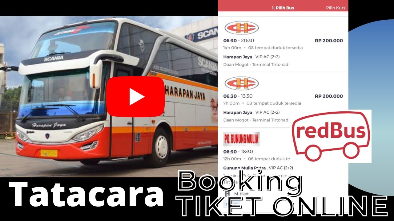 Tutorial Booking Tiket Bus Online Melalui REDBUS || Auto Dapet Kursi ...