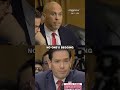 ‘No One’s Begging For Anything’ — Rubio Fires Back at Booker Over Iran