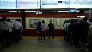 京急　品川駅の雰囲気・１番線接近メロディ（下り）