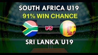 Under 19 World Cup : South Africa U19 vs Sri Lanka U19, Super League Playoff Semi Final 1 Prediction