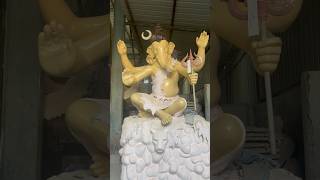 Trimurthi Arts Mumbai Ganpati Idols | Ganesh Making 2023 #shorts #short #shortvideo #trending #viral