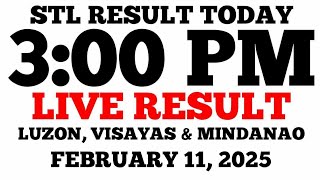 STL Result Today 3PM Draw February 11, 2025 STL Luzon, Visayas and Mindanao LIVE Result