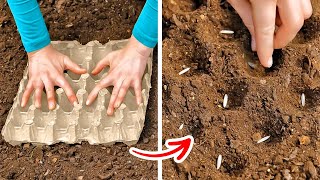 Einfache Pflanzenanbau-Hacks und DIY-Gartenwerkzeuge