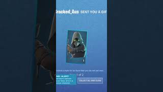 Getting gifted a skin in Fortnite ￼