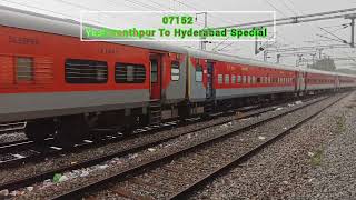 07152 Yeshwanthpur - Hyderabad special Leaving Ypr yard,