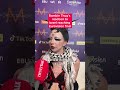 bambie thug s reaction to israel qualifying for the eurovision grand final