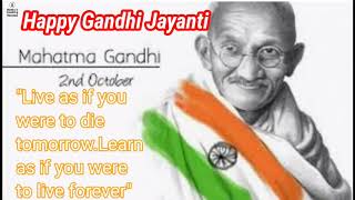 #Gandhi Jayanti WhatsApp Status Video । #Happy Gandhi Jayanti 2020 । #2nd October । #गाँधीजयन्ती