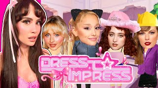 Reacting To CELEBRITIES PLAYING DRESS TO IMPRESS