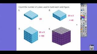 Unit Cubes and Solid Figures - Lesson 11.6