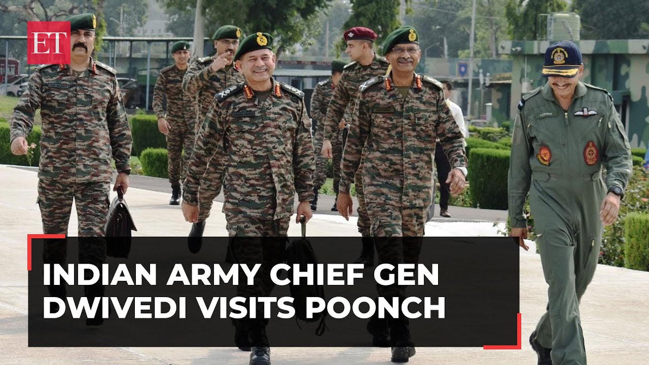 J&K: Indian Army Chief Gen Upendra Dwivedi Visits Poonch, Reviews ...