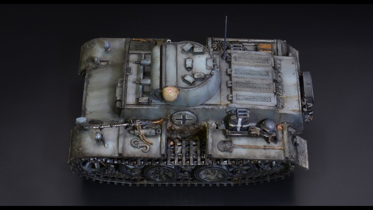 Panzerkampfwagen I Ausf.F 1/35 Hobby Boss - Tank Model - YouTube