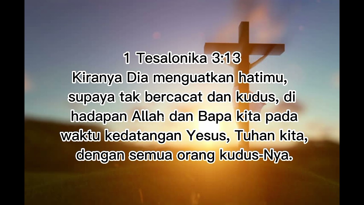 Dengar Firman Tiap Hari || Renungan Pagi: 1 Tesalonika 3:13 - YouTube